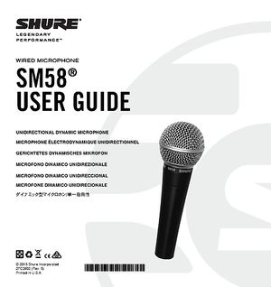 Shure SM58 LC – Thomann Norway SM57 LC Shure mikrofon Kjøp online her