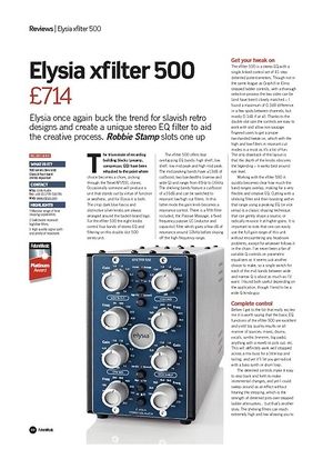 Elysia xfilter 500 