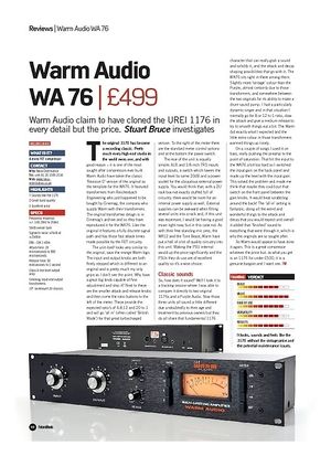 Warm Audio WA 76
