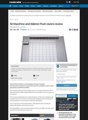 Decksaver Maschine and Ableton Push covers