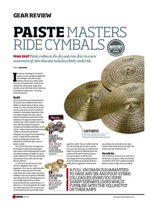 Paiste Masters Ride Cymbals