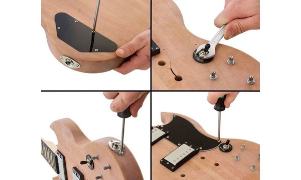 Harley Benton Electric Guitar Kit DC Style