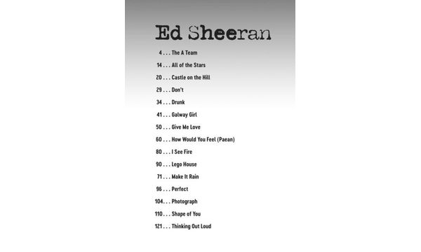 Hal Leonard Ed Sheeran Deluxe Guitar Thomann United States