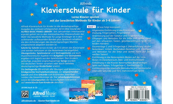 Alfred Music Publishing Klavierschule für Kinder 1 – Thomann Alfred Music Publishing Klavierschule für Kinder 1 – Thomann