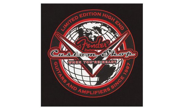 Fender T-Shirt Custom Shop Globe L