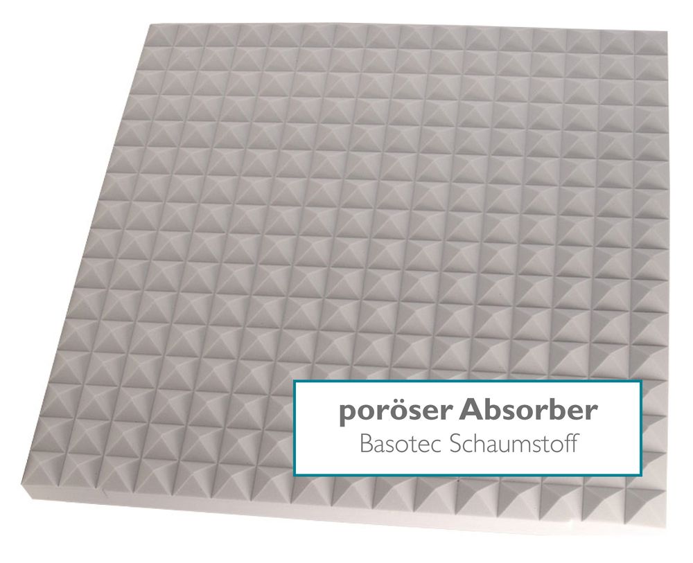 Poröser Absorber als Melaminharzschaum