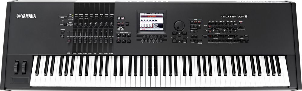 Workstation synthesizers with a large, weighted keyboard often meet all the requirements of a stage piano.