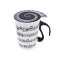 Musicwear Cup with Lid "Staff Lines"