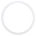 Bass Drum O's 6" White round HW6