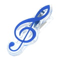 agifty Music Clip Violin Clef Blue