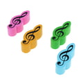agifty Eraser Violin Clef 4er Set