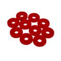 Colour Your Drum Cymbal Felts Red