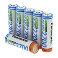 Panasonic 6x NiMH AA Akku 1,2 V 2700 mAh