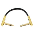 Rockboard Flat Patch Cable Gold 10 cm