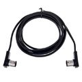 Rockboard Flat MIDI Cable 200cm Black