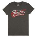 Fender T-Shirt Strat. Grey/Red L