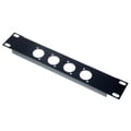 Flyht Pro Rack Panel 4XLR 1U 9,5"
