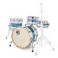 SJC Drums Custom 4-piece White Turqouise