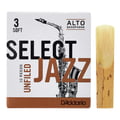 DAddario Woodwinds Select Jazz Unfiled Alto 3S