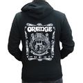 Orange Hoody Logo Black M