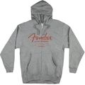 Fender Hoody with Zipper Grey L