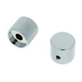 Allparts Metal Barrel Knobs Chrome