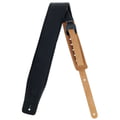Levys DM1 Leather Strap 3" BK
