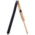 Levys Leather Strap 1,5" BK