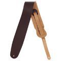 Levys Leather Strap 3,5" DBR
