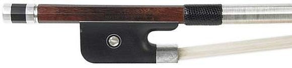 Pernambuco bow with ebony frog & silver lapping
