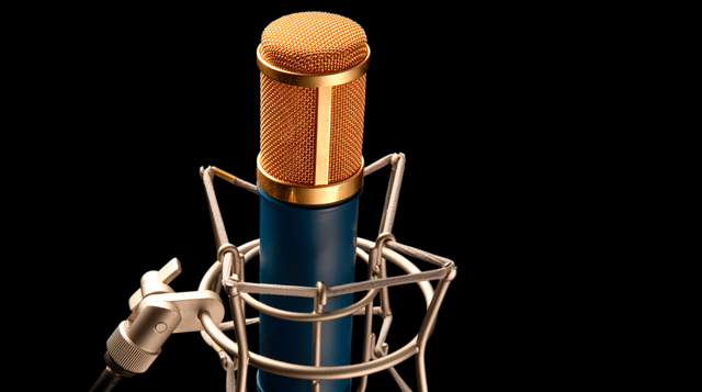 Microphones large membrane à condensateur