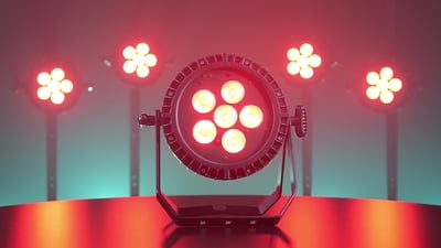 Varytec Battery Event Par IP65 6in1 RGBAW UV